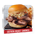 southern brisket sandwich