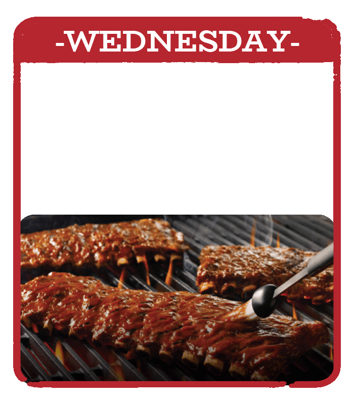 ALL-YOU-CAN-EAT Ribs every Wednesday