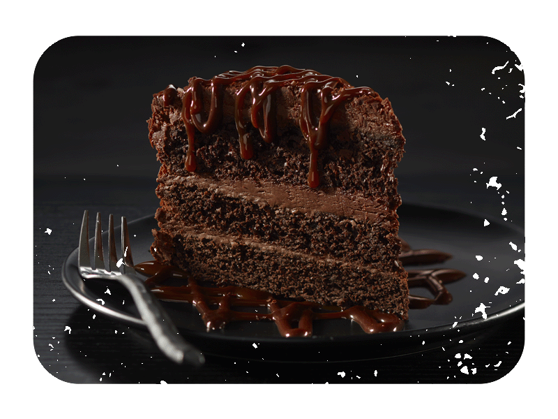 Triple layer chocolate cake
