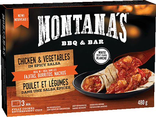 CHICKEN AND VEGETABLES IN SPICY SALSA